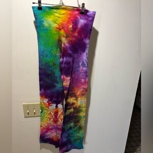 Tie dye cotton leggings